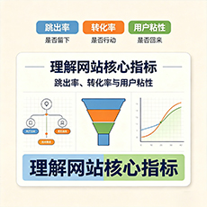 双鸭建站-理解网站核心指标：跳出率、转化率与用户粘性