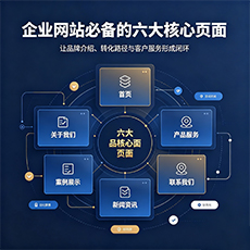双鸭建站-企业网站必备的六大核心页面