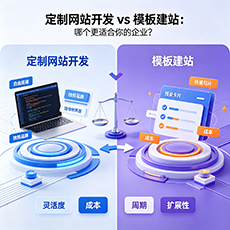 双鸭建站-定制网站开发 vs 模板建站：哪个更适合你的企业？